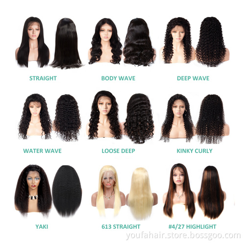40 Inch High Density 10A Indian Virgin Hair Body Wave Lace Front Long Wig 4x4 5x5 HD Transparent Lace Closure Human Hair Wigs